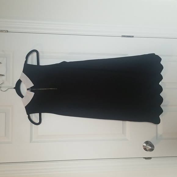 Monteau black dress white collar - Picture 5 of 5